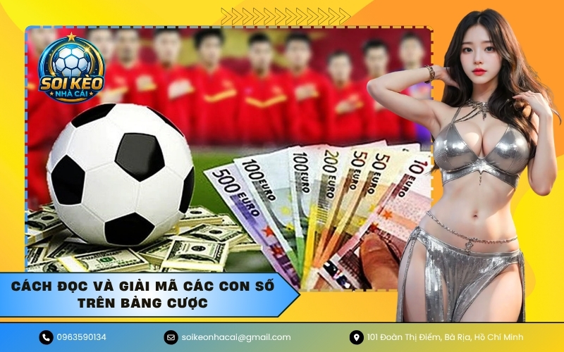 Cách đọc và giải mã các con số trên bảng cược