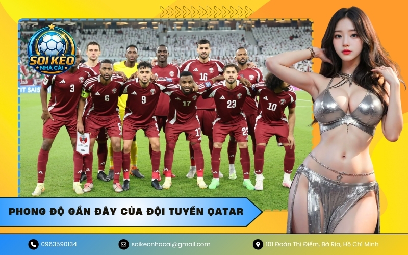 Phong độ gần đây của đội tuyển Qatar