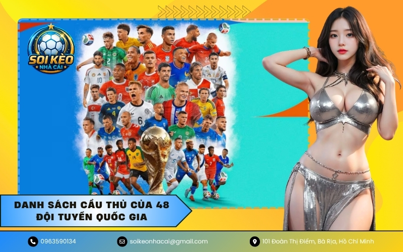 Danh Sách Cầu Thủ Của 48 Đội Tuyển Quốc Gia