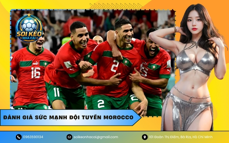 Đánh giá sức mạnh đội tuyển Morocco