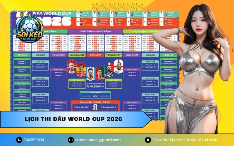 Lịch thi đấu World Cup 2026