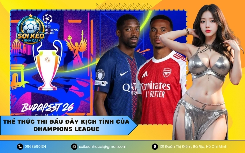 Thể thức thi đấu đầy kịch tính của Champions League