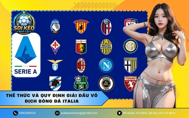 Thể thức và quy định giải đấu vô địch bóng đá Italia